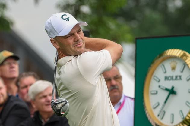 Martin Kaymer (GER) am Abschlag,Tee, 36. BMW International Open 2025, Golf, DP World Tour, Herren, Runde 2, 04.07.2025 Eichenried Bayern Deutschland