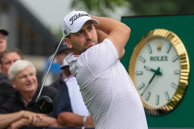 Nicolai von Dellingshausen (GER) am Abschlag,Tee, 36. BMW International Open 2025, Golf, DP World Tour, Herren, Runde 2, 04.07.2025 Eichenried Bayern Deutschland