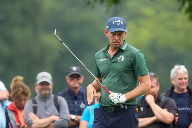 Marcel Siem (GER) beim Chip aufs Green, 36. BMW International Open 2025, Golf, DP World Tour, Herren, Runde 2, 04.07.2025 Eichenried Bayern Deutschland