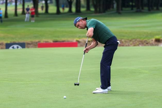 Marcel Siem (GER) beim Putten, 36. BMW International Open 2025, Golf, DP World Tour, Herren, Runde 2, 04.07.2025 Eichenried Bayern Deutschland