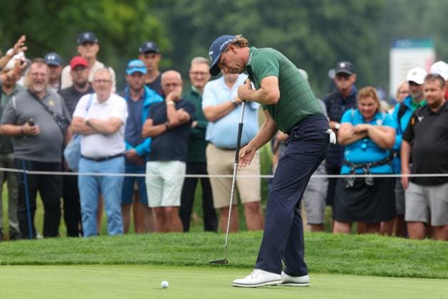 Marcel Siem (GER) beim Putten, 36. BMW International Open 2025, Golf, DP World Tour, Herren, Runde 2, 04.07.2025 Eichenried Bayern Deutschland