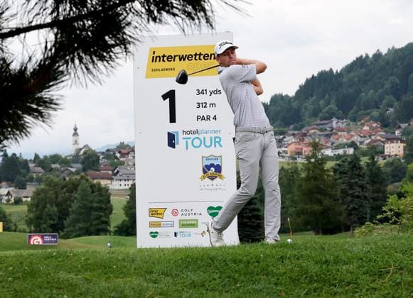 GOLF - Interwetten Open HAUS,AUSTRIA,04.JUL.25 - GOLF - Interwetten Open, HotelPlanner Tour, Golfclub Schladming. Image shows Callan Barrow (ENG).  GEPAxpictures xHansxOberlaender