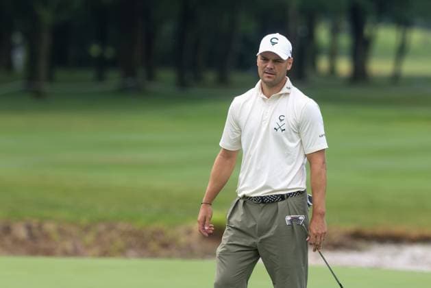 Martin Kaymer (GER) beim Putten, 36. BMW International Open 2025, Golf, DP World Tour, Herren, Runde 2, 04.07.2025 Eichenried Bayern Deutschland