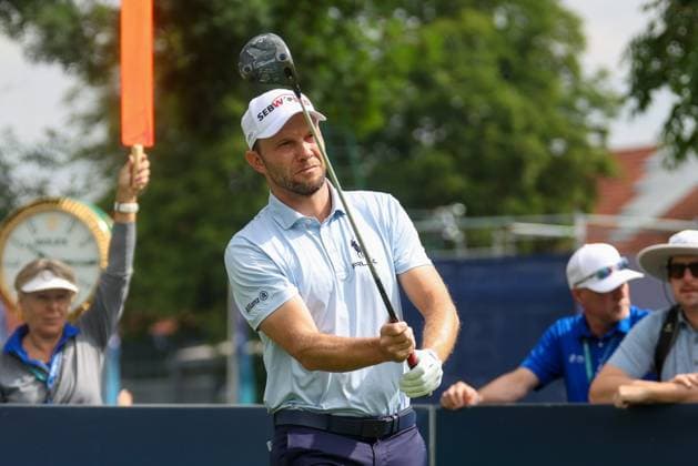 Maximilian Kieffer (GER) am Abschlag,Tee, 36. BMW International Open 2025, Golf, DP World Tour, Herren, Runde 2, 04.07.2025 Eichenried Bayern Deutschland