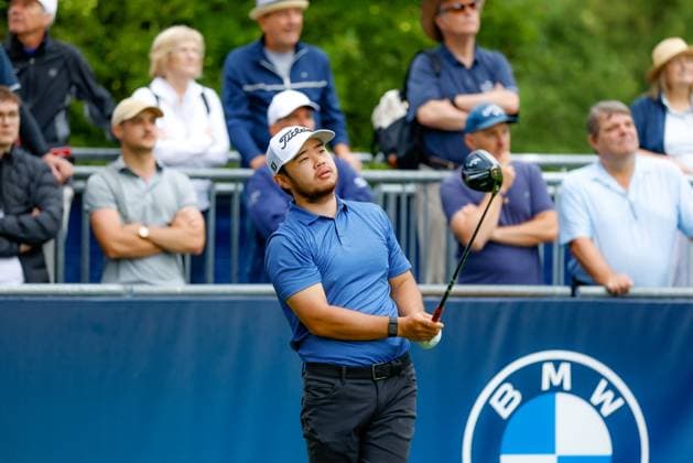 MUNICH, GERMANY - 04.07.2025: Zihao JIN (CHN). The BMW International Open at Golfclub Munchen Eichenried on July 04, 2025 in Germany.
