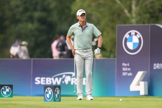 Hurly Long (GER) am Abschlag,Tee, 36. BMW International Open 2025, Golf, DP World Tour, Herren, Runde 2, 04.07.2025 Eichenried Bayern Deutschland