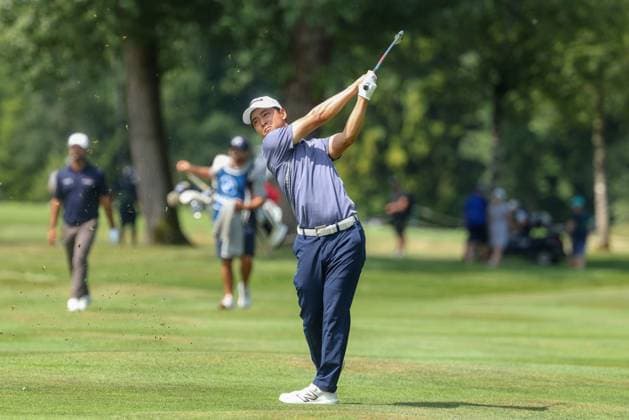Yuto Katsuragawa (JPN) auf dem Fairway, 36. BMW International Open 2025, Golf, DP World Tour, Herren, Runde 2, 04.07.2025 Eichenried Bayern Deutschland