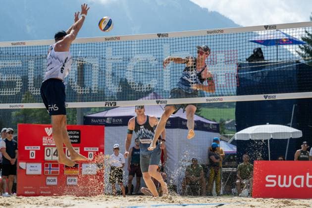 RECORD DATE NOT STATED Beach Pro Tour - Elite 16 Gstaad, 04.07.2025 Clemens Wickler (GER); Beach Pro Tour - Elite 16 Gstaad am 04.07.2025 Copyright: xBEAUTIFULxSPORTS PeterxWeberx