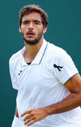 Francisco Cabral of Portugal wearing a black ribbon for Diogo Jota, during his Men s Doubles second round match Wimbledon Tennis Championships, Day 5, The All England Lawn Tennis and Croquet Club, London, UK - 04 Jul 2025London The All England Lawn Tennis and United Kingdom  Copyright: xJavierxGarcia Shutterstockx 15384469a