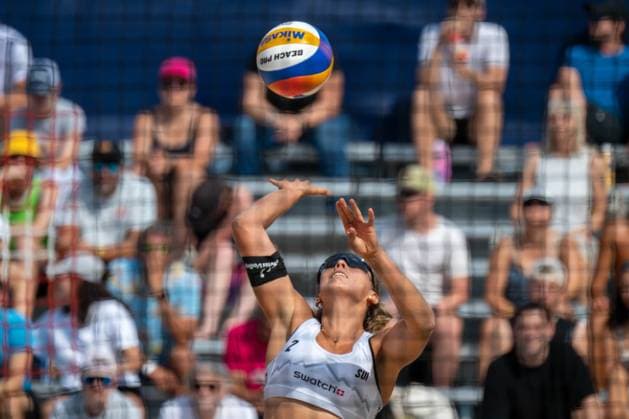 RECORD DATE NOT STATED Beach Pro Tour - Elite 16 Gstaad, 04.07.2025 Menia Bentele ( SUI ); Beach Pro Tour - Elite 16 Gstaad am 04.07.2025 Copyright: xBEAUTIFULxSPORTS PeterxWeberx