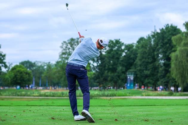 Golf DP World Tour European Tour Tag 2 BMW International Open 2025 am 04.07.2025 im Golf Club Eichenried Maximilian Kiefer ( Deutschland )
