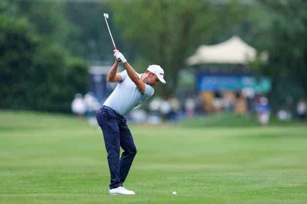 Golf DP World Tour European Tour Tag 2 BMW International Open 2025 am 04.07.2025 im Golf Club Eichenried Maximilian Kiefer ( Deutschland )