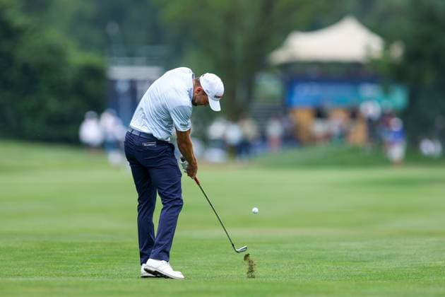 Golf DP World Tour European Tour Tag 2 BMW International Open 2025 am 04.07.2025 im Golf Club Eichenried Maximilian Kiefer ( Deutschland )
