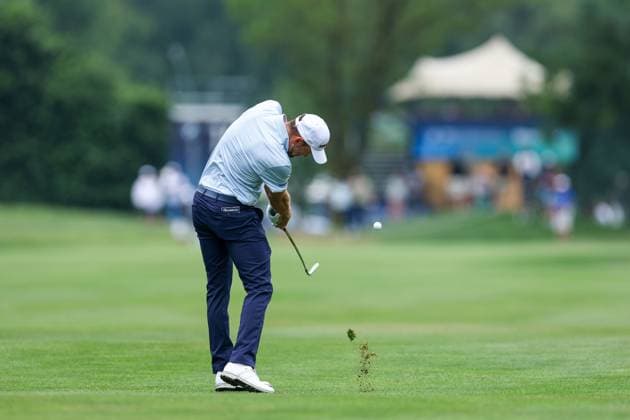 Golf DP World Tour European Tour Tag 2 BMW International Open 2025 am 04.07.2025 im Golf Club Eichenried Maximilian Kiefer ( Deutschland )