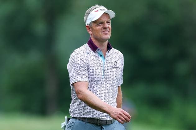 Golf DP World Tour European Tour Tag 2 BMW International Open 2025 am 04.07.2025 im Golf Club Eichenried Luke Donald ( England )