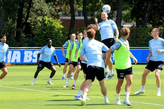 DEU, DFL, 2. FBL Hertha BSC, Training, 04.07.2025, Sportforum, Berlin, DEU, DFL, 2. FBL Hertha BSC, Training, im Bild Toni Leistner (Hertha BSC Berlin 37) DFL - regulations prohibit any use of Photographs as image sequences and or quasi-video