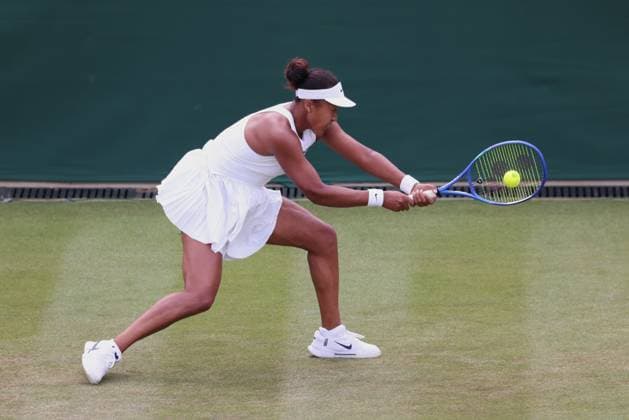 Naomi Osaka, Damen Einzel, Ladies Singles Tennis - Wimbledon 2025 - Grand Slam ITF ATP, Tennis Herren WTA, Tennis Damen - AELTC - London - - Great Britain - 4 July 2025. Copyright: xJuergenxHasenkopfx