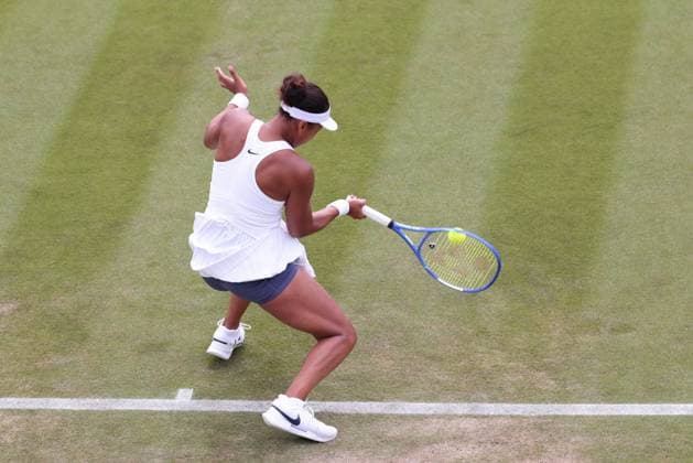 Naomi Osaka, Damen Einzel, Ladies Singles Tennis - Wimbledon 2025 - Grand Slam ITF ATP, Tennis Herren WTA, Tennis Damen - AELTC - London - - Great Britain - 4 July 2025. Copyright: xJuergenxHasenkopfx