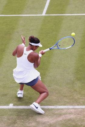 Naomi Osaka, Damen Einzel, Ladies Singles Tennis - Wimbledon 2025 - Grand Slam ITF ATP, Tennis Herren WTA, Tennis Damen - AELTC - London - - Great Britain - 4 July 2025. Copyright: xJuergenxHasenkopfx