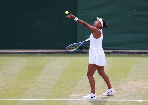 Naomi Osaka, Damen Einzel, Ladies Singles Tennis - Wimbledon 2025 - Grand Slam ITF ATP, Tennis Herren WTA, Tennis Damen - AELTC - London - - Great Britain - 4 July 2025. Copyright: xJuergenxHasenkopfx