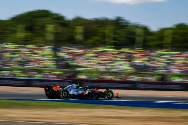 F1 - BRITISH GRAND PRIX 2025 04 NORRIS Lando (gbr), McLaren F1 Team MCL39, action during the Formula 1 Qatar Airways British Grand Prix 2025, 12th round of the 2025 FIA Formula One World Championship, WM, Weltmeisterschaft from July 4 to 6, 2025 on the Silverstone Circuit, in Silverstone, United Kingdom - SilverstoneUnited Kingdom  Copyright: xANTONINxVINCENTx