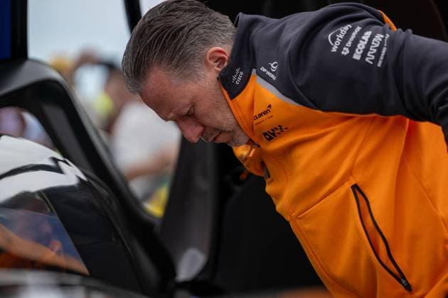 F1 British Grand Prix - UK Zak Brown (Gbr) CEO of McLaren during the Formula 1 Qatar Airways British Grand Prix 2025 on Friday at the Silverstone International Circuit, Silverstone, England, UK on July 4, 2025. Photo by Antoine Lapeyre ABACAPRESS.COM Silverstone England United Kingdom  Copyright: xLapeyrexAntoine ABACAx