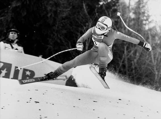 Ski World Cup 1982 83, Les Diablerets 1983: Maria Walliser Ski World Cup 1982 83, Les Diablerets 1983: Maria Walliser