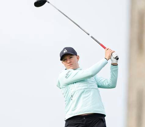 4th July 2025; The O& x2019;Meara Course at Carton House, Maynooth, County Kildare, Ireland; KPMG Womens Irish Open Golf, Round 2; Rosie Davies of England tees off on the 10th hole  ActionPlus12808634 PeterxFitzpatrick