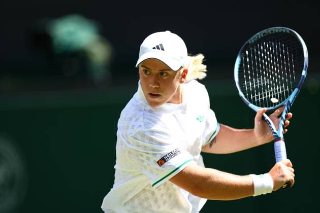 Sonay Kartal during her third round match Wimbledon Tennis Championships, Day 5, The All England Lawn Tennis and Croquet Club, London, UK - 04 Jul 2025London The All England Lawn Tennis and United Kingdom  Copyright: xJamesxMarsh Shutterstockx 15384470t