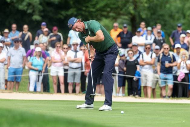 Marcel Siem (GER) beim Putten, 36. BMW International Open 2025, Golf, DP World Tour, Herren, Runde 2, 04.07.2025 Eichenried Bayern Deutschland
