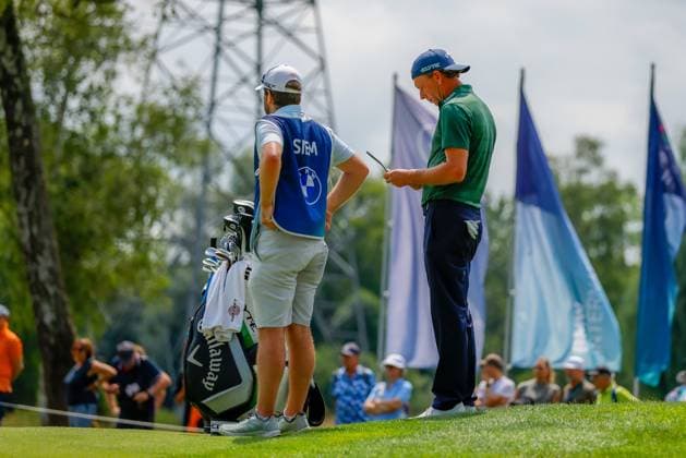 MUNICH, GERMANY - 04.07.2025: Marcel SIEM (GER). The BMW International Open at Golfclub Munchen Eichenried on July 04, 2025 in Germany.