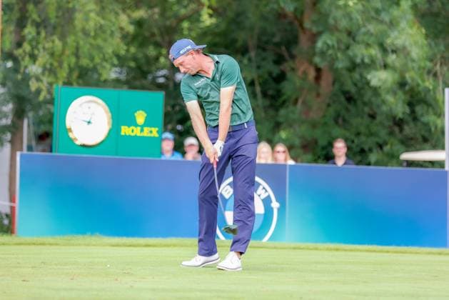 MUNICH, GERMANY - 04.07.2025: Marcel SIEM (GER). The BMW International Open at Golfclub Munchen Eichenried on July 04, 2025 in Germany.