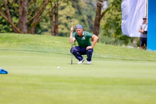 MUNICH, GERMANY - 04.07.2025: Marcel SIEM (GER). The BMW International Open at Golfclub Munchen Eichenried on July 04, 2025 in Germany.