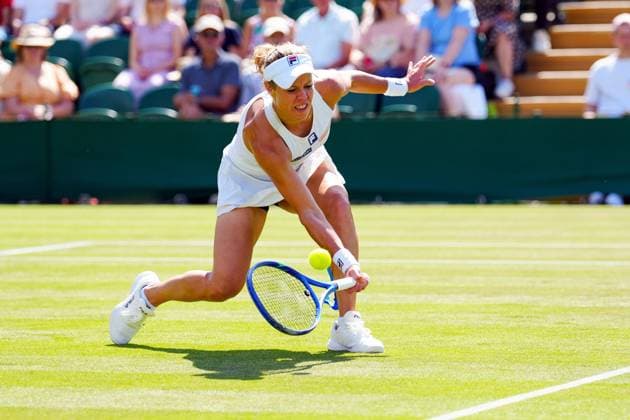 Laura Siegemund during her third round match Wimbledon Tennis Championships, Day 5, The All England Lawn Tennis and Croquet Club, London, UK - 04 Jul 2025London The All England Lawn Tennis and United Kingdom  Copyright: xJavierxGarcia Shutterstockx 15384469ch