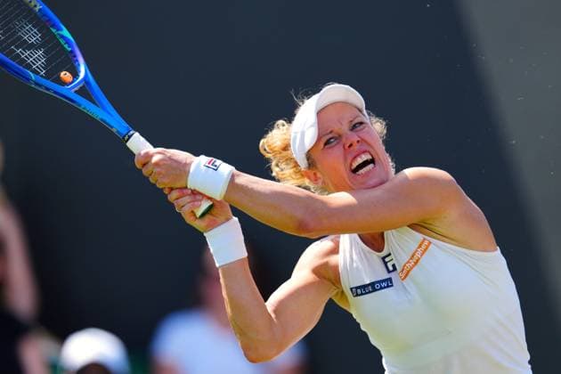 Laura Siegemund during her third round match Wimbledon Tennis Championships, Day 5, The All England Lawn Tennis and Croquet Club, London, UK - 04 Jul 2025London The All England Lawn Tennis and United Kingdom  Copyright: xJavierxGarcia Shutterstockx 15384469cr