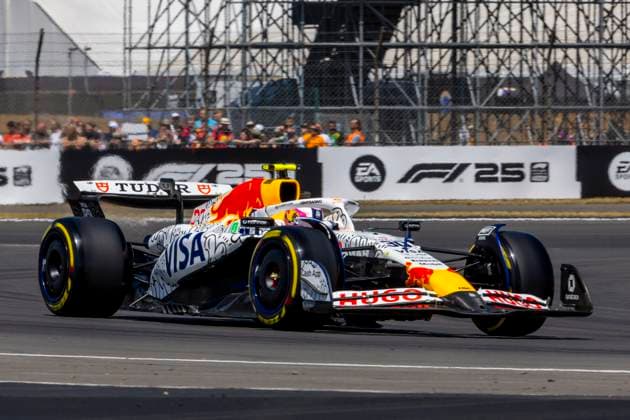 4th July 2025; Silverstone Circuit, Northamptonshire, England; Formula 1 2025 Qatar Airways British F1 Grand Prix; Free Practice Day; Visa Cash App Racing Bulls F1 Team driver Liam Lawson in his Racing Bulls-Honda RBPT VCARB 02 Honda RBPTH003 during free practice 1  ActionPlus12808858 TimxWilliams