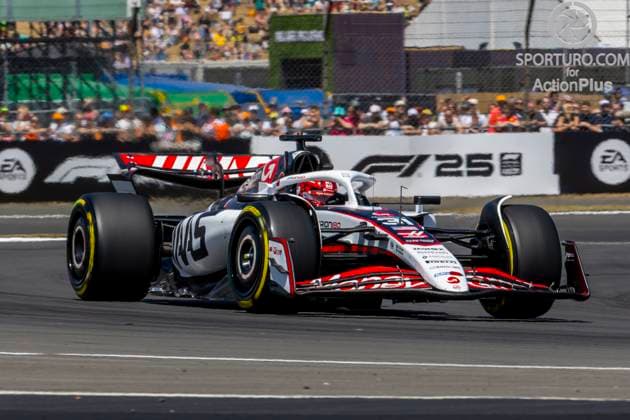 4th July 2025; Silverstone Circuit, Northamptonshire, England; Formula 1 2025 Qatar Airways British F1 Grand Prix; Free Practice Day; MoneyGram Haas F1 Team driver Esteban Ocon in his Haas-Ferrari VF-25 Ferrari 066 15 during free practice 1  ActionPlus12808872 TimxWilliams