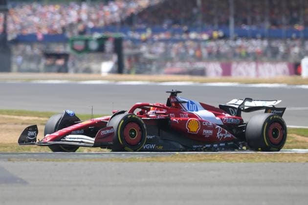 F1 Grand Prix of Great Britain - Practice Charles Leclerc of Monaco and Ferrari participates in Free Practice 1 of the Formula 1 Qatar Airways British Grand Prix at the Silverstone Circuit in Towcester, England, on July 4, 2024. United Kingdom  Copyright: xMIxNewsx originalFilename:fletcher-f1grandp250704_npDm7.jpg