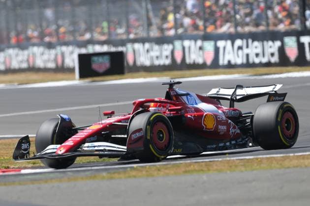 F1 Grand Prix of Great Britain - Practice Charles Leclerc of Monaco and Ferrari participates in Free Practice 1 of the Formula 1 Qatar Airways British Grand Prix at the Silverstone Circuit in Towcester, England, on July 4, 2024. United Kingdom  Copyright: xMIxNewsx originalFilename:fletcher-f1grandp250704_nptSQ.jpg