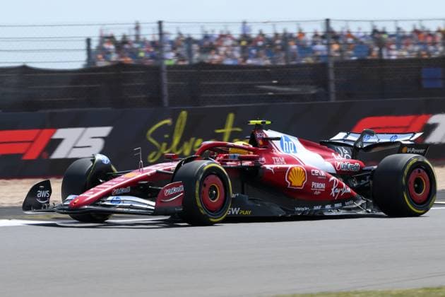 F1 Grand Prix of Great Britain - Practice Lewis Hamilton of Great Britain and Ferrari participates in Free Practice 1 of the Formula 1 Qatar Airways British Grand Prix at the Silverstone Circuit in Towcester, England, on July 4, 2024. United Kingdom  Copyright: xMIxNewsx originalFilename:fletcher-f1grandp250704_np9Fw.jpg