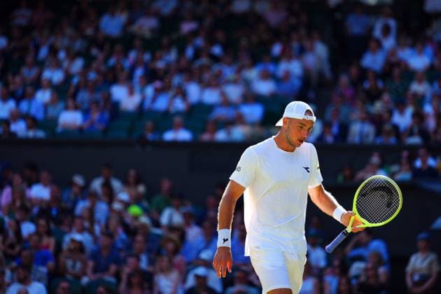 Jan-Lennard Struff during his third round match Wimbledon Tennis Championships, Day 5, The All England Lawn Tennis and Croquet Club, London, UK - 04 Jul 2025London The All England Lawn Tennis and United Kingdom  Copyright: xJavierxGarcia Shutterstockx 15384469gw