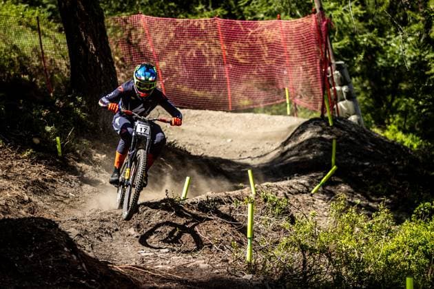 Whoop Downhill Worldcup La Thuile WILLIAMS Jordan * SPECIALIZED GRAVITYat Whoop Downhill Worldcup La Thuile, 04.07.2025,in La Thuile,ITA Foto: Sebastian Sternemann