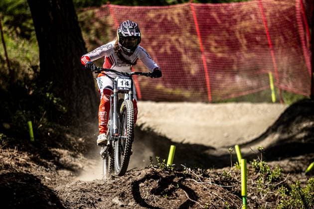 Whoop Downhill Worldcup La Thuile PIERRON Antoine COMMENCAL SCHWALBE BY LES ORRESat Whoop Downhill Worldcup La Thuile, 04.07.2025,in La Thuile,ITA Foto: Sebastian Sternemann