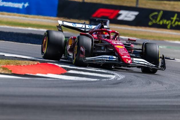 2025 Formula One British Grand Prix Silverstone Circuit, Towcester, United Kingdom. 4.July.2025; Charles Leclerc of Monaco and Scuderia Ferrari during Free Practice 2 Formula One British Grand Prix Towcester Silverstone Circuit United Kingdom Copyright: xJayxHiranox
