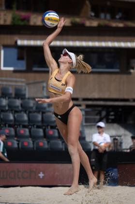 RECORD DATE NOT STATED Beach Pro Tour - Elite 16 Gstaad, 04.07.2025 Linda Bock (GER); Beach Pro Tour - Elite 16 Gstaad am 04.07.2025 Copyright: xBEAUTIFULxSPORTS PeterxWeberx