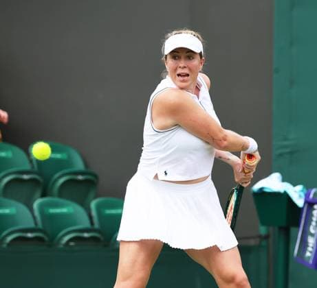 TENNIS - Wimbledon 2025 LONDON,ENGLAND,04.JUL.25 - TENNIS - WTA, Tennis Damen Tour, Wimbledon, Grand Slam. Image shows Anastasia Pavlyuchenkova (RUS).  GEPAxpictures xAlanxGrieves