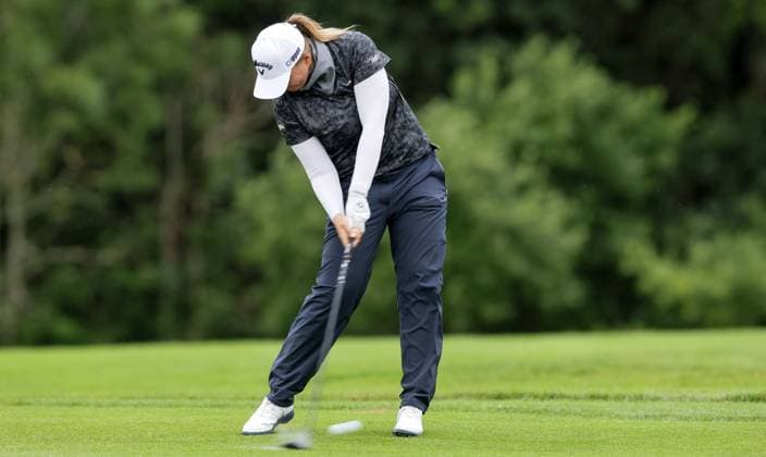 KPMG Women s Irish Open 2025, Carton House, Maynooth 5 7 2025 Perrine Delacour Perrine Delacour 5 7 2025  Copyright: x INPHO LaszloxGeczox 0N8A0970