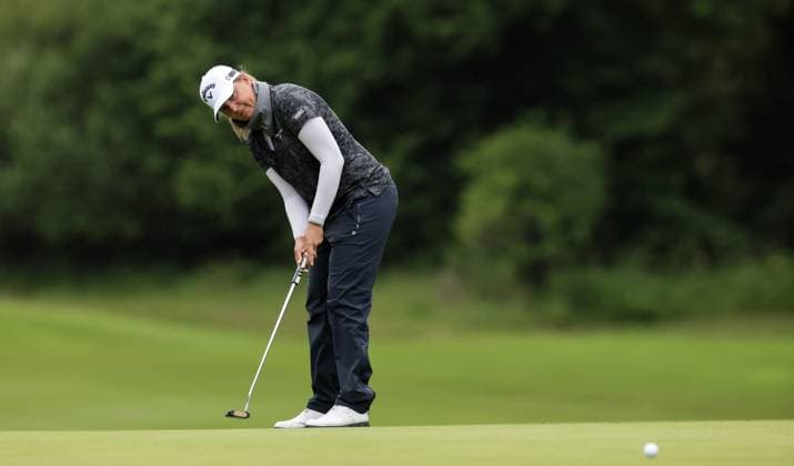 KPMG Women s Irish Open 2025, Carton House, Maynooth 5 7 2025 Perrine Delacour Perrine Delacour 5 7 2025  Copyright: x INPHO LaszloxGeczox 0N8A1120