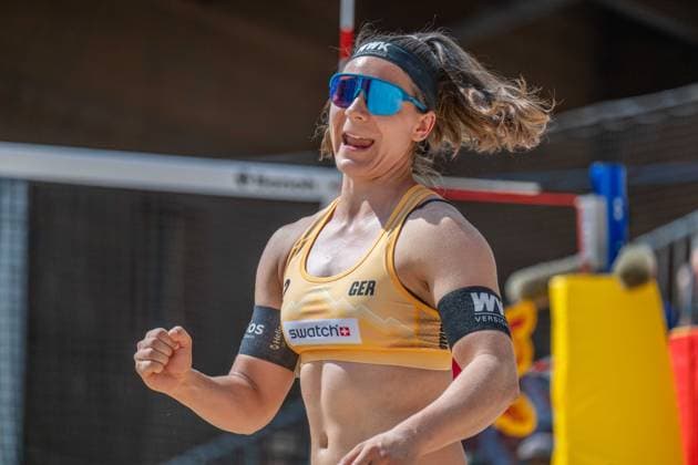 RECORD DATE NOT STATED Beach Pro Tour - Elite 16 Gstaad, 05.07.2025 Anna Grüne (GER); Beach Pro Tour - Elite 16 Gstaad am 05.07.2025 Copyright: xBEAUTIFULxSPORTS PeterxWeberx