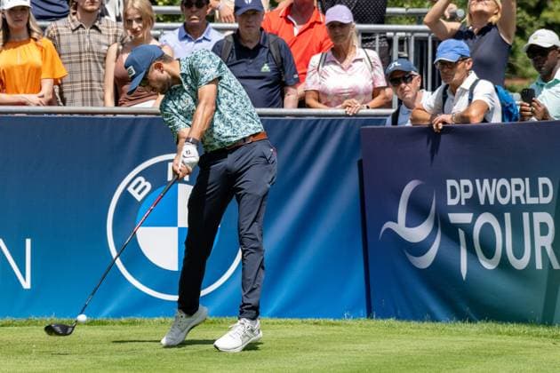 Davis Bryant (USA). xettx, Deutschland, Muenchen, 05.07.2025, Golf, BMW International Open, 2025, Round 3, DP World Tour, Golfclub Muenchen Eichenried